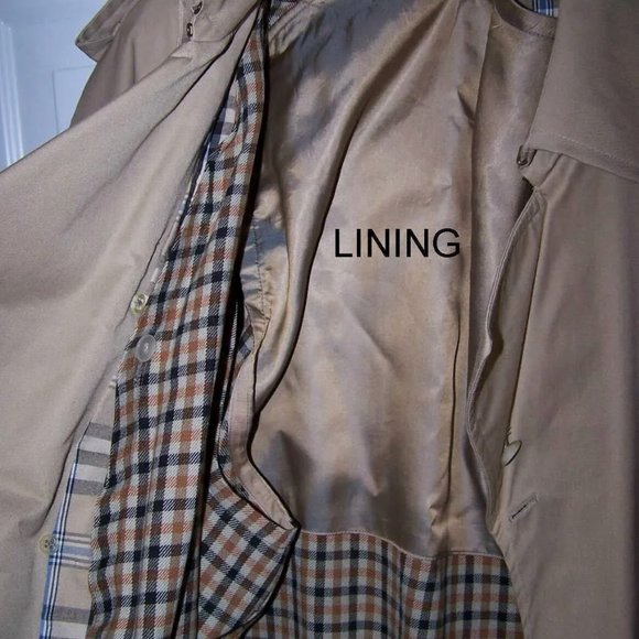 Classic Mens 1960s Baracuta Four Climes Trench Coat - Khaki with Inner Liner - Picture 4 of 9